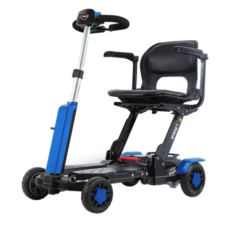 MyRide 7, Auto Foldable Mobility Scooter - Blue